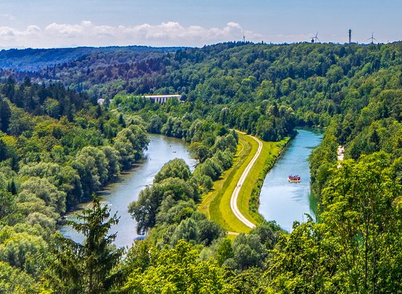 View of Isar River and Canal
